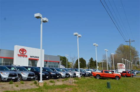 Battlefield toyota culpeper va - Parts: (540) 212-6393. 4.2. 123 Reviews. Write a review. Overview Reviews (123) Inventory (224) Purchased a new vehicle and the experience was very good. We did not know what model we wanted and have not purchased a vehicle in 14 years. Phillip, Benjamin and team were very patient us, and helped expl More. by Crown Buyer. 